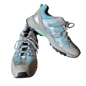 Quest Silver and Blue Women's Sneakers  Size 8 Vibram Sole